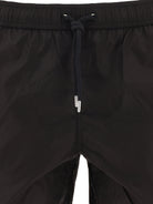 Moncler Swim shorts with logo patch - Black