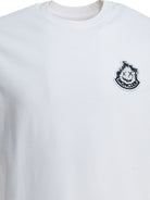 Moncler Crewneck T-shirt with logo - White