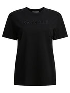 Moncler Crewneck T-shirt with logo - Black