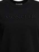 Moncler Crewneck T-shirt with logo - Black