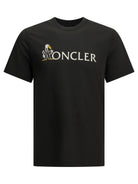 Moncler Crewneck T-shirt with logo - Black