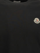 Moncler Crewneck T-shirts with logo (set of three) - Black