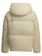 Moncler "Cristallin" Short Down Jacket - White