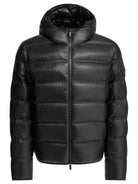 Moncler "Guadiana" Short Down Jacket - Black