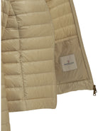 Moncler "Igelhood" Short Down Jacket - Beige