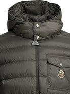 Moncler "Verith" Short Down Jacket - Grey