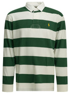 Polo Ralph Lauren "Rubgy" Button-Down Polo Shirt - Green