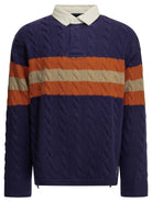 Polo Ralph Lauren "Rubgy" Polo Sweater - Purple