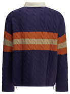 Polo Ralph Lauren "Rubgy" Polo Sweater - Purple