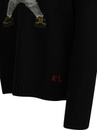 Polo Ralph Lauren "Polo Bear x Yankees" Crew-Neck Sweater - Black