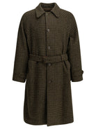 Polo Ralph Lauren "Balmacaan" Long Coat - Brown