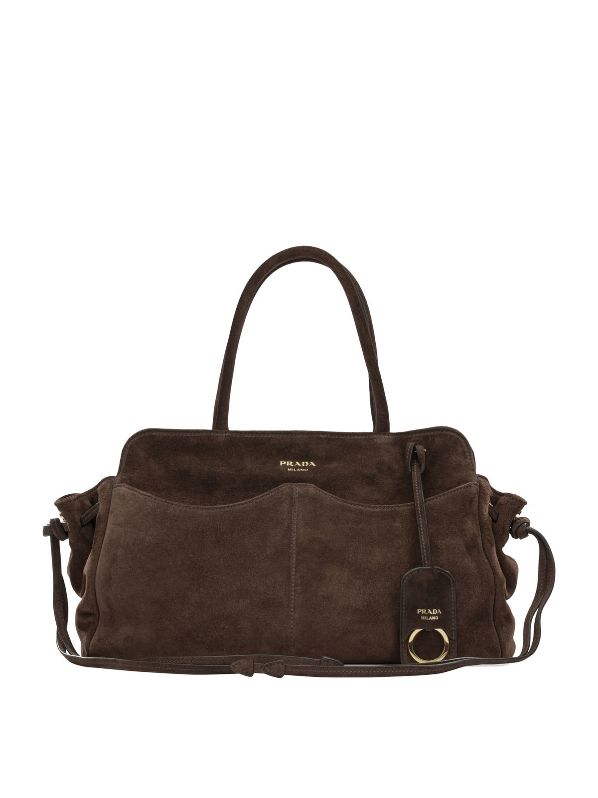Prada "Allusion" Medium Shoulder Bag - Brown