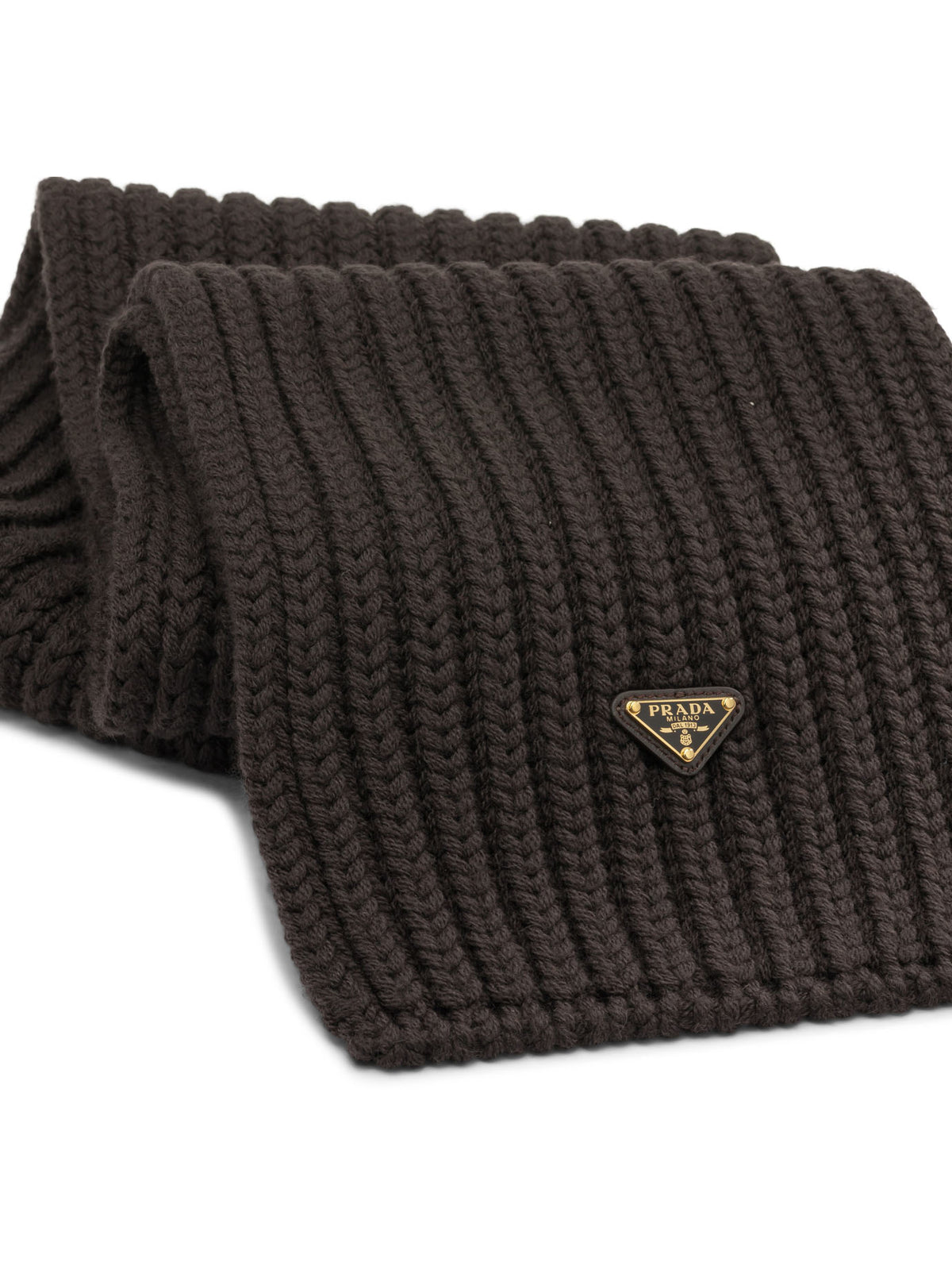 Prada Classic wool scarf - Brown