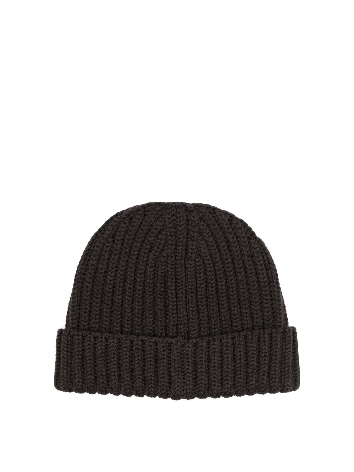 Prada Wool beanie with logo - Brown