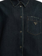 Prada Denim jacket with logo - Blue