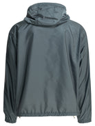 Prada Reversible windbreaker jacket with logo - Beige