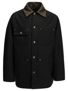 Prada Short down jacket made of technical cotton - Black