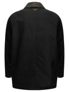 Prada Short down jacket made of technical cotton - Black