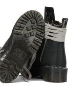 Rick Owens "Rick Owens x Dr. Martens - Quad Sole Steel" Zip-Up Ankle Boots - Black