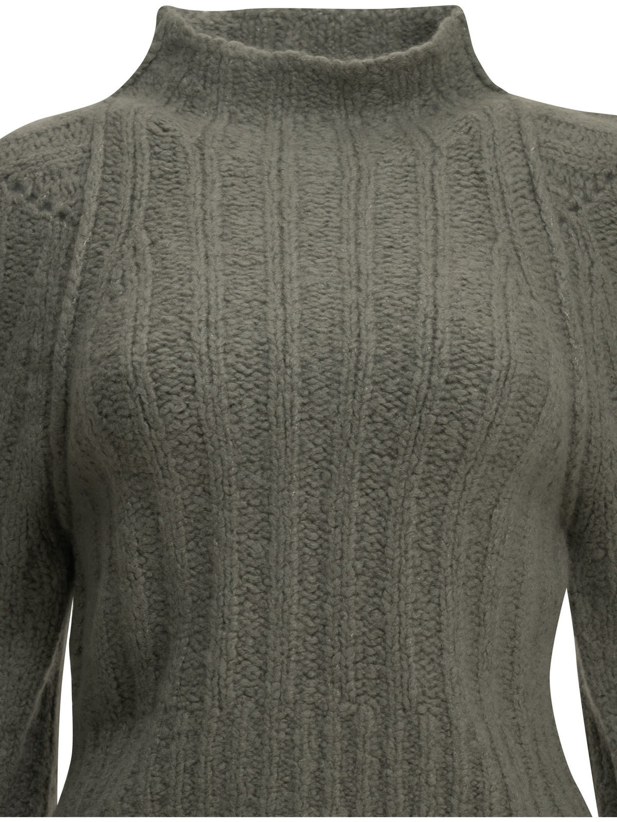 Rick Owens "Con" Turtleneck Sweater - Grey