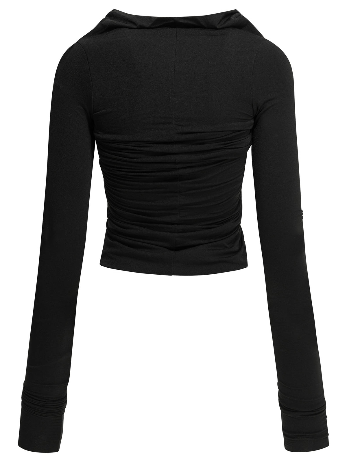 Rick Owens "LS Prong" Casual Top - Black