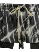 Rick Owens "Fog" Short with laces - Black