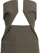 Rick Owens "Prong" Long Dress - Grey