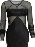 Rick Owens "Combo" Long Dress - Black