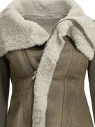 Rick Owens "Naska" Shearling Jacket - Grey