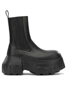 Rick Owens "Beatle Mega Tractor" Pull-On Boots - Black