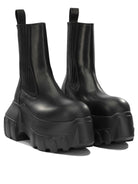 Rick Owens "Beatle Mega Tractor" Pull-On Boots - Black