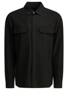 Rick Owens "Outershirt" Casual Shirt - Black