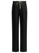 Rick Owens "Dietrch Drawstrings" Parachute Pants - Black