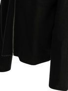 Rick Owens Zipper and hooded sweater - Black