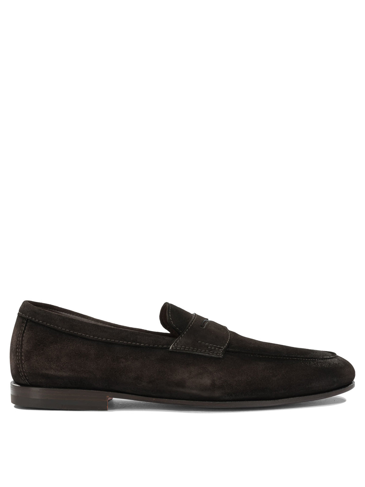 Santoni "Carlo" Loafers - Brown