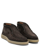 Santoni "Digits" Loafers - Brown
