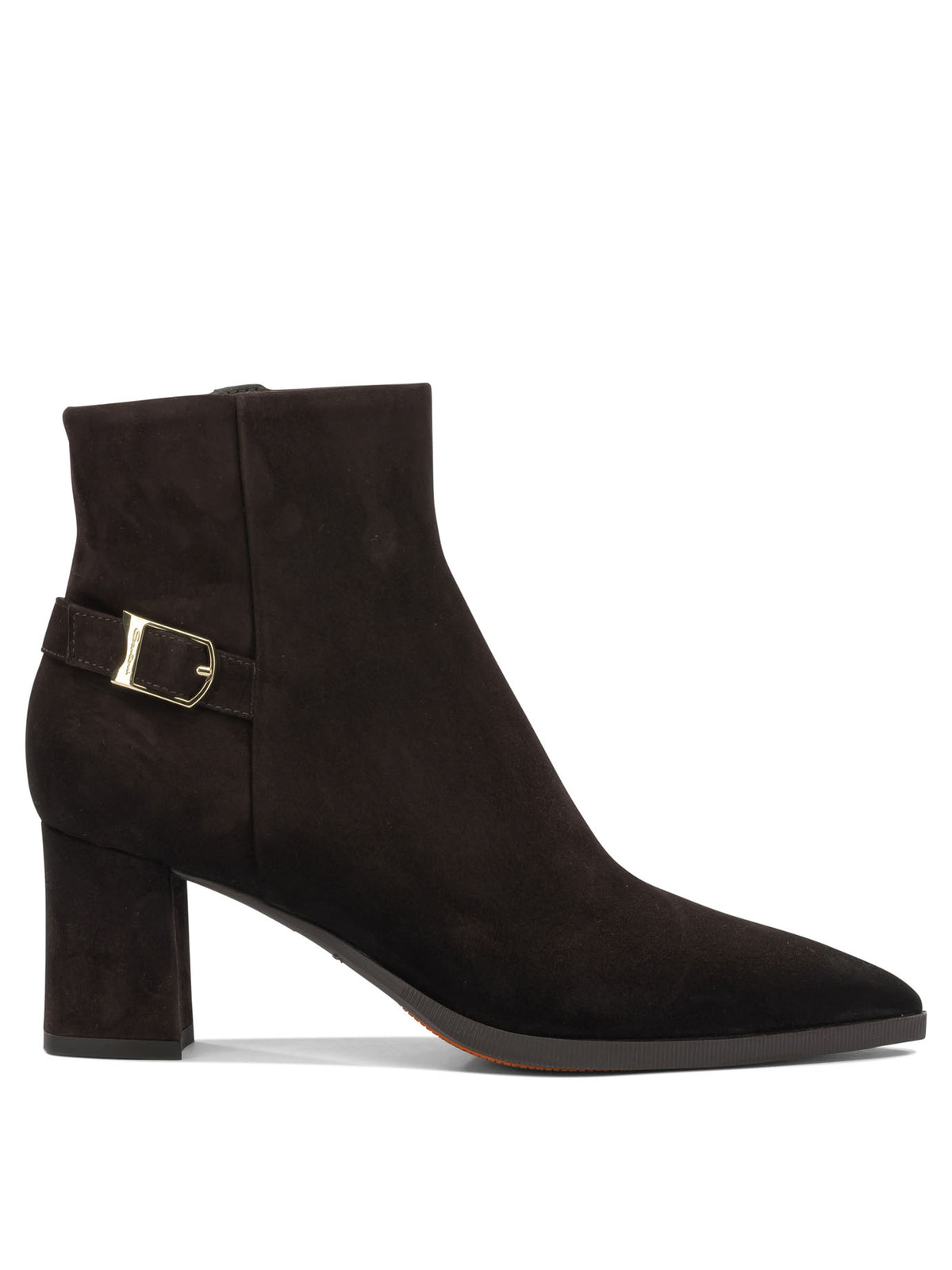 Santoni "Elly 65" zippered ankle boots - Brown