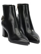 Santoni "Elly 65MM" zippered ankle boots - Black