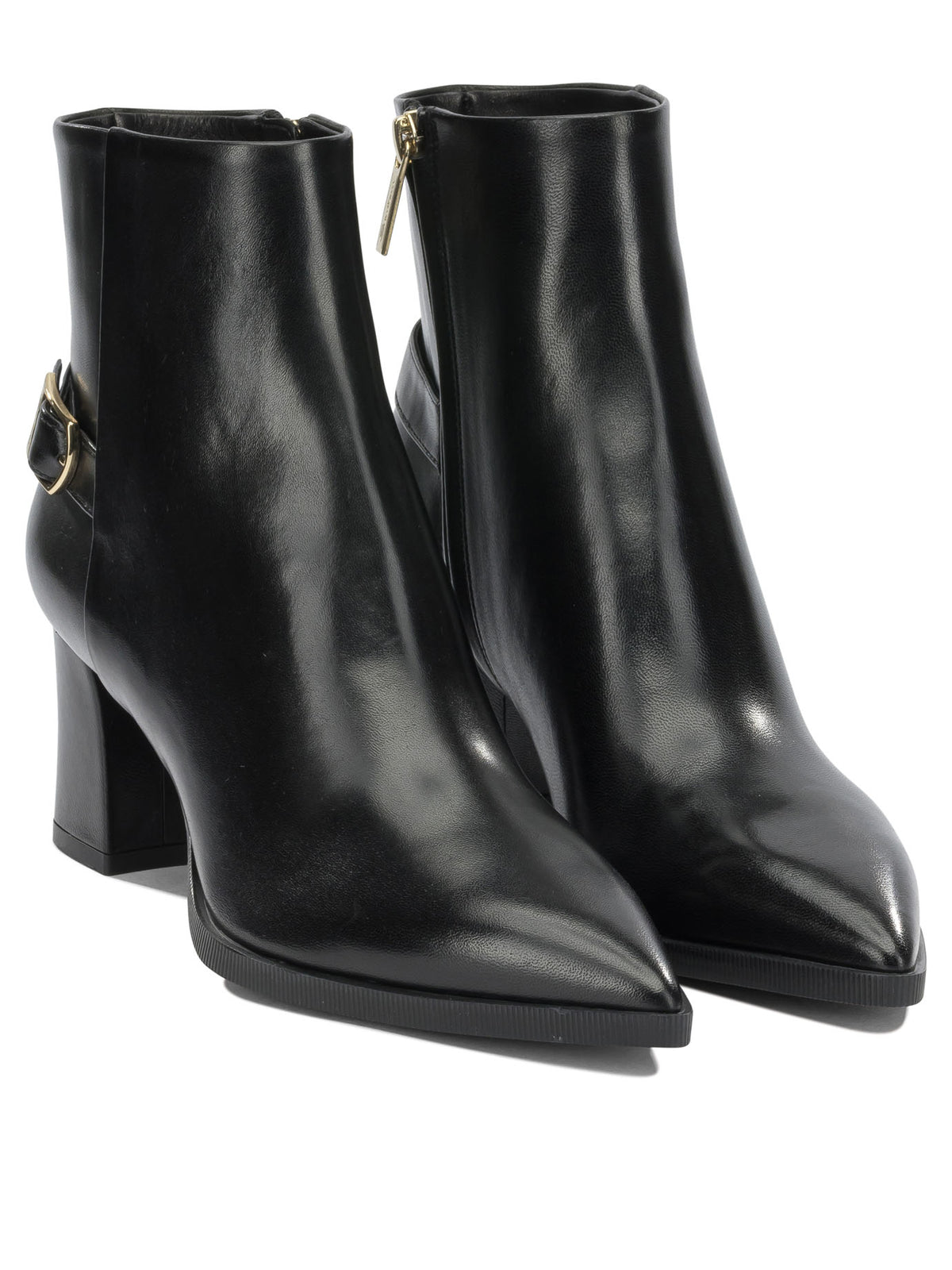 Santoni "Elly 65MM" zippered ankle boots - Black