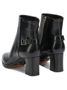 Santoni "Elly 65MM" zippered ankle boots - Black