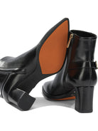 Santoni "Elly 65MM" zippered ankle boots - Black