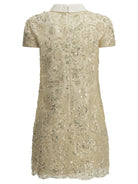 Self-Portrait Short sheath dress - White