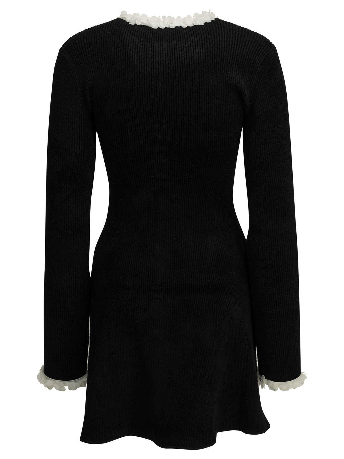 Self-Portrait Short flared dress - Black