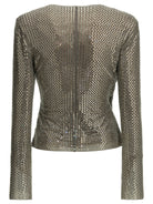 Self-Portrait Casual peplum top - Silver