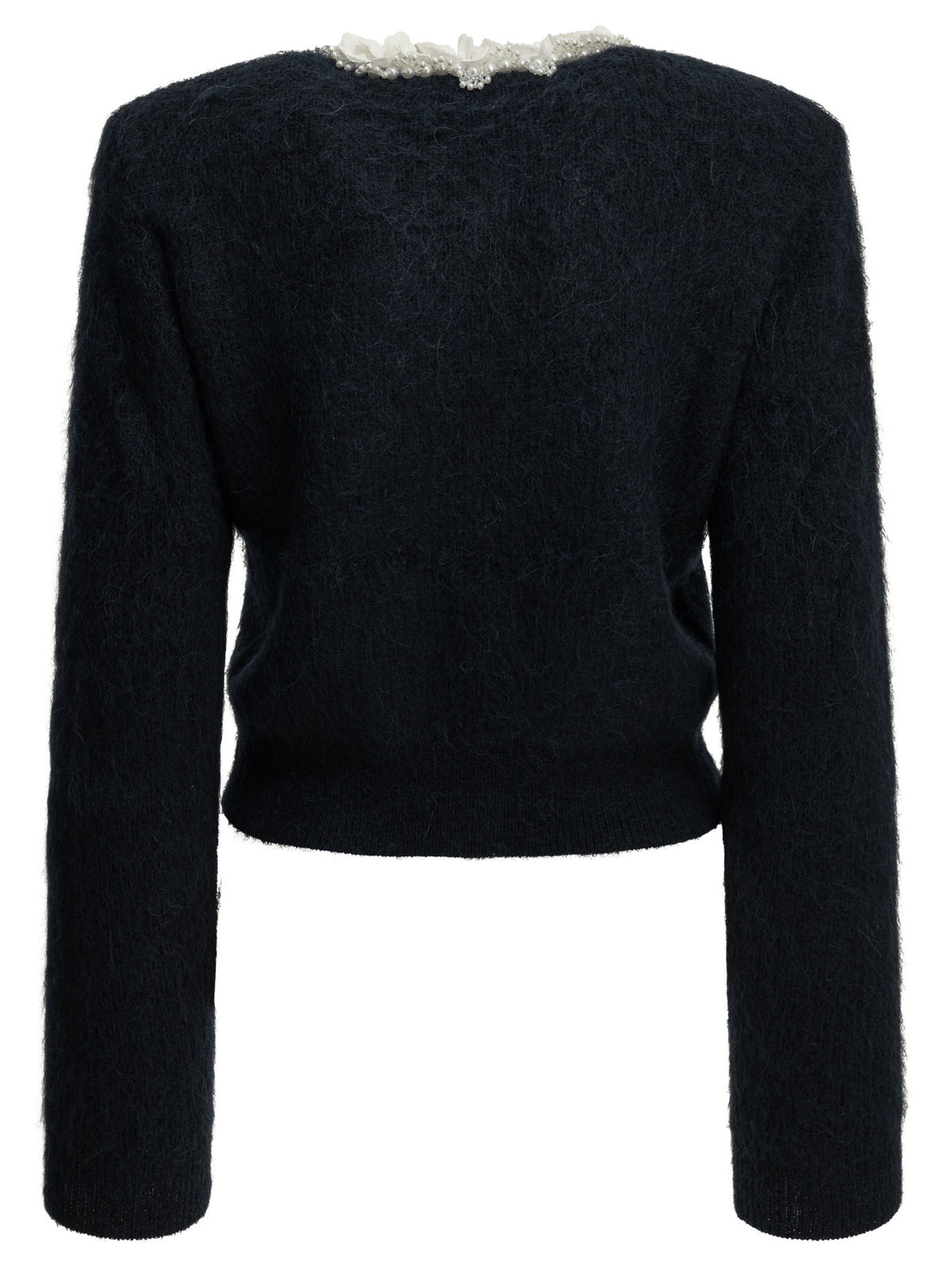 Self-Portrait Cardigan with embellishments - Blue