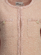 Self-Portrait Bouclé blazer - Pink