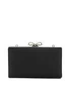 Self-Portrait Crystal Clutch Bag - Silver