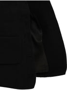 Self-Portrait Short wool coat - Black