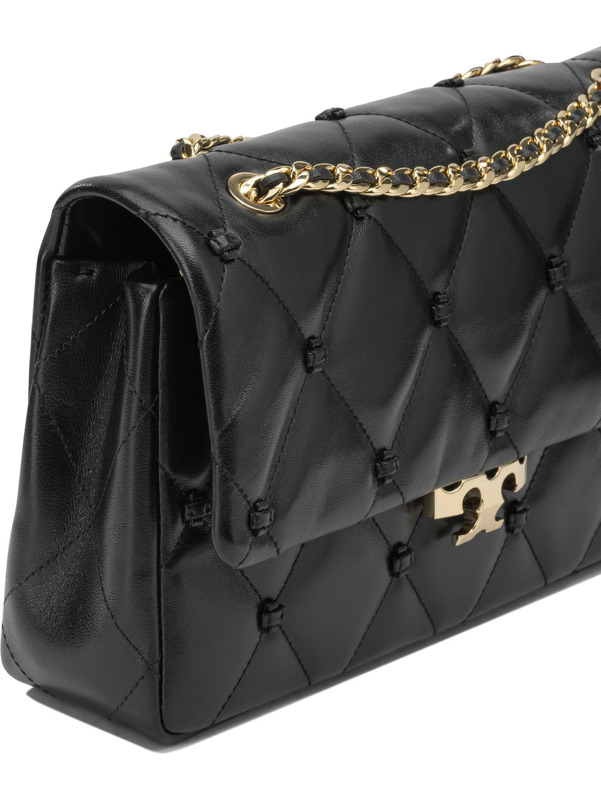 Tory Burch "Bunny Knot" Small Shoulder Bag - Black