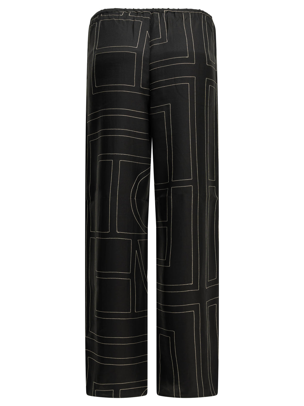 Toteme "Monogram" Casual Pants - Black
